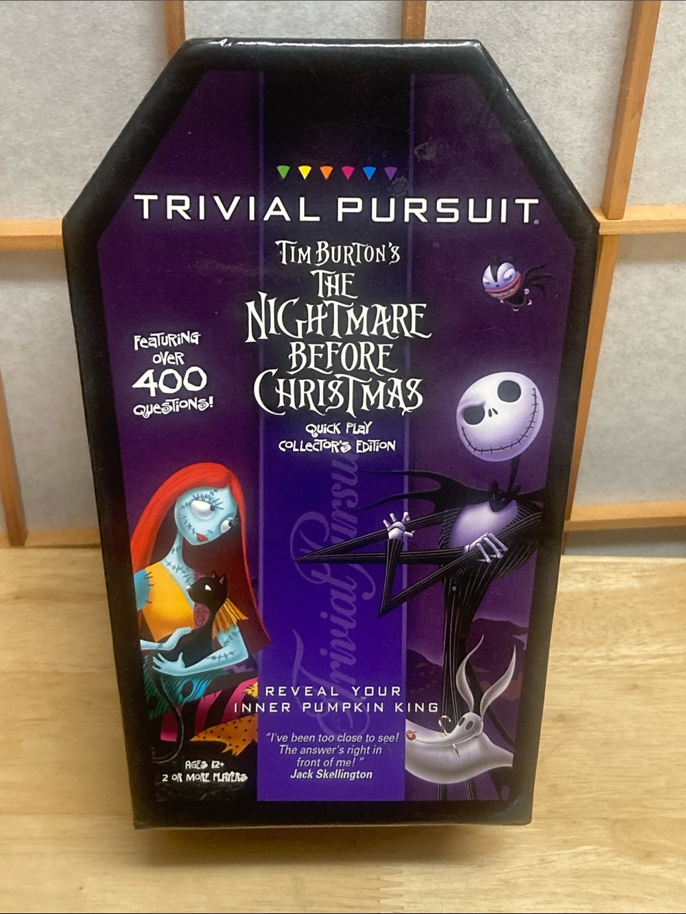 The Nightmare Before Christmas Trivial Pursuit Game
